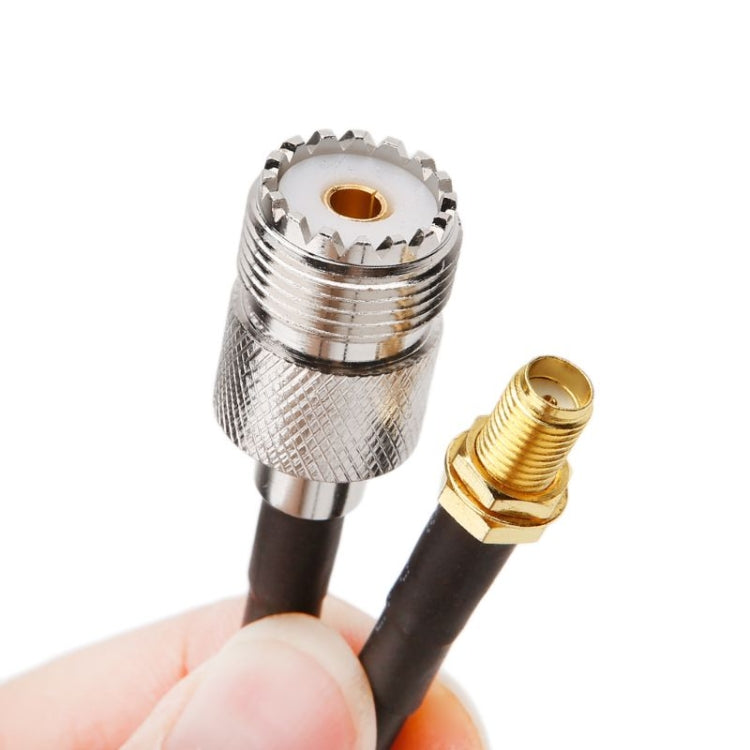SMA Female to UHF SO239 PL259 Female RG58 Pork Tail Cable, Length: 50cm SMA Female to UHF SO239 PL259 Female RG58 Pork Tail Cable, Length: 50cm